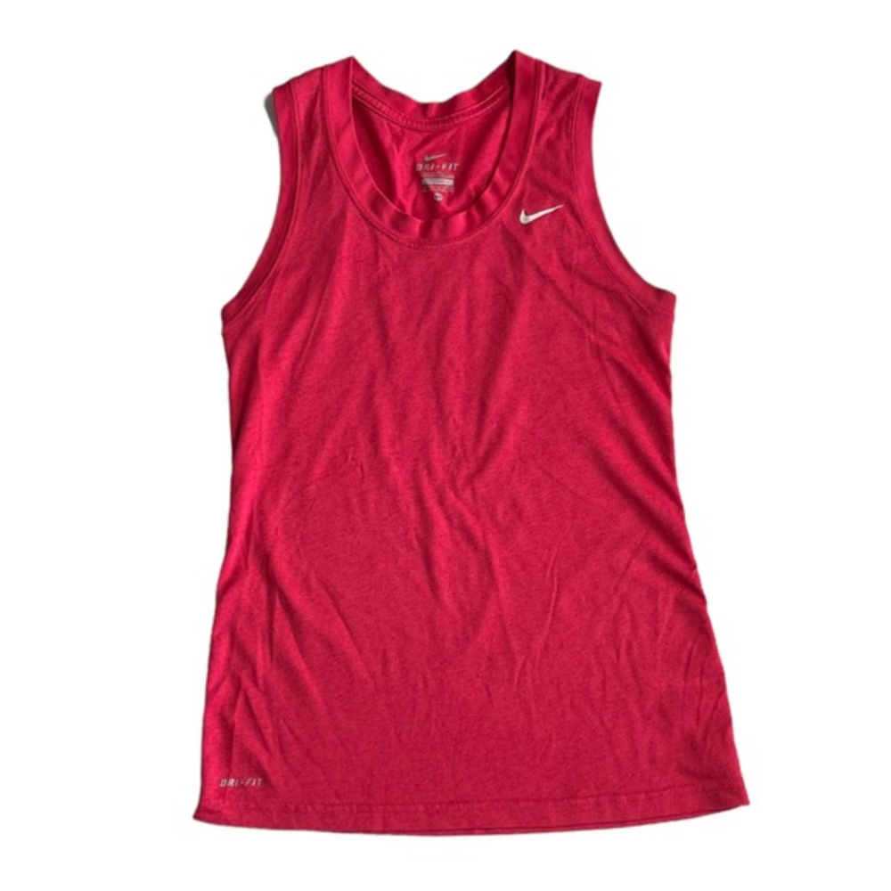 🐞Nike Activewear Top Womens XS X-small Pink Fit Dri Fit Sleeveless Shirt